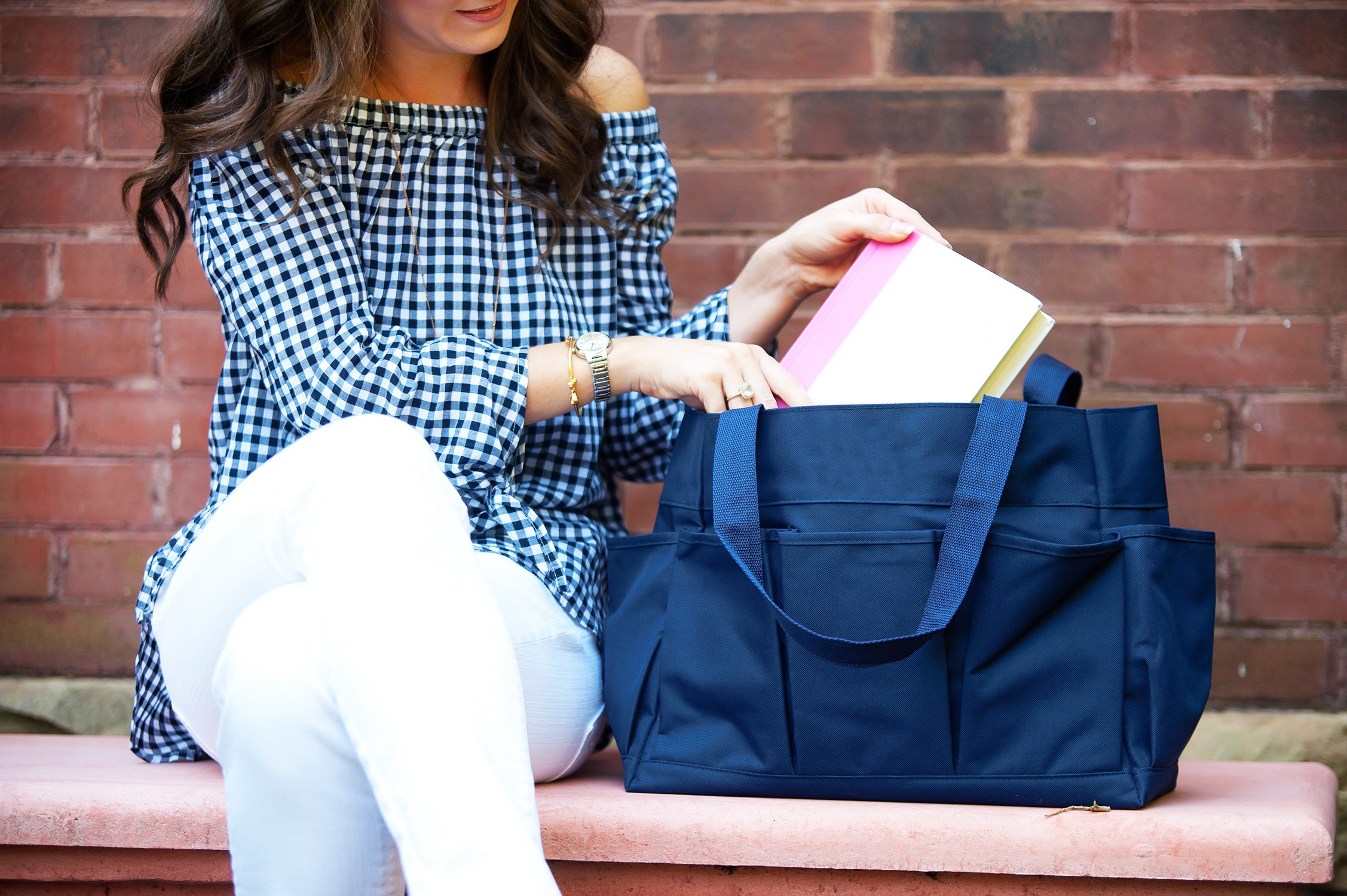 Personalized Carryall Tote with Embroidered Name or Monogram - Image 8