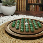 Walnut Abstract w/ Green