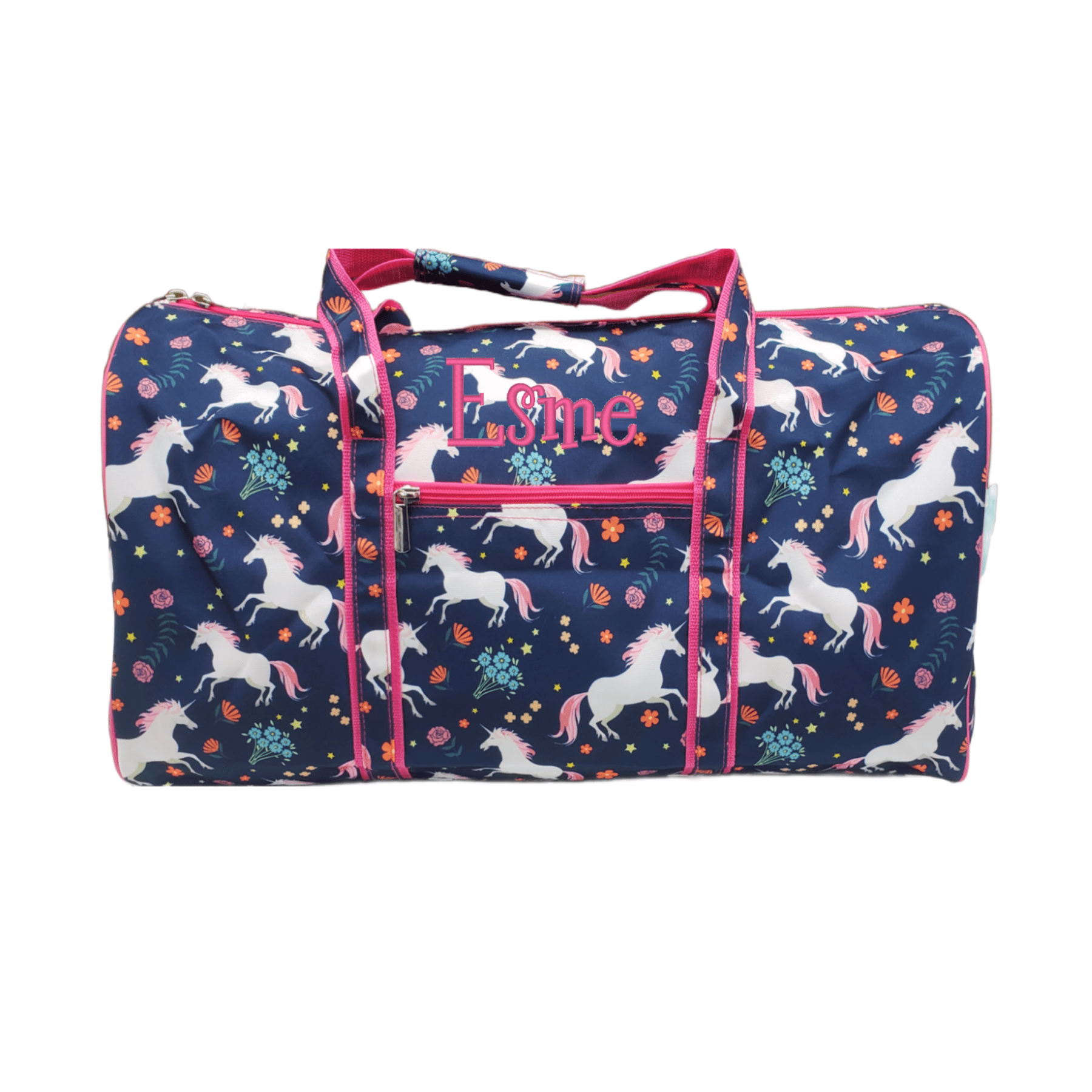 Personalized Kids Fun Duffel Bag with Embroidered Name or Monogram - Image 5